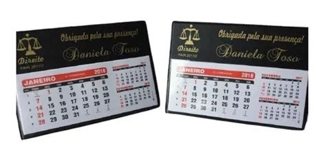 100 Calendário Mesa Pvc Grande Personalizado Brindes Nr5 MercadoLivre