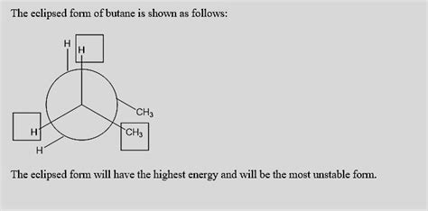 Solved A Threedimensional Representation Of Butane Is Shown