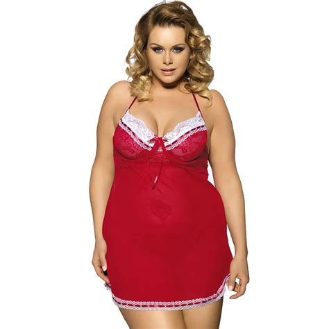 Sexy Lingerie Hot New Erotica Sex Underwear Woman Plus Size Red