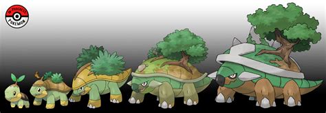 Pokemon Turtwig Evolution Chart