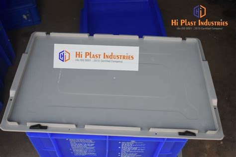 Rectangular Blue Plastic Crates Lid For Industrial At Rs 115 In Ahmedabad