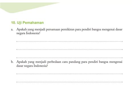 Lengkap Kunci Jawaban Pkn Smasmk Kelas 11 Kurikulum Merdeka Halaman 28 29 Unit 1 Uji