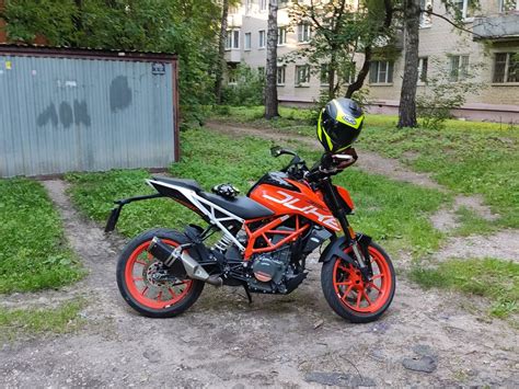 Купить б у KTM 390 Duke инжектор 6 передач в Королёве оранжевый naked