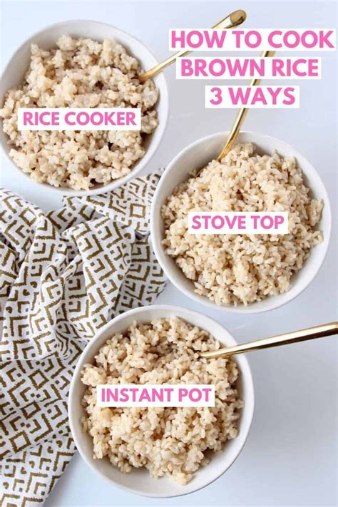 Learn How To Cook Perfect Brown Rice On The Stove Top In An Instant