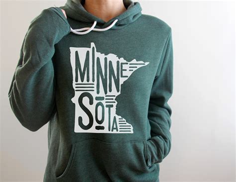 Minnesota Sweatshirt For Women Minnesota Hooded Sweatshirt | Etsy