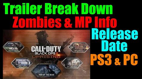 Black Ops 2 Map Pack 2 Uprising DLC Trailer Break Down W Zombies And