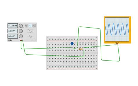 Circuit Design High Pass Filter Tinkercad