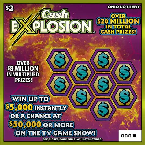 Oh Scratch Off Cash Explosion Lottoedge