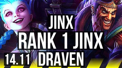 JINX Camille Vs DRAVEN Blitzcrank ADC Rank 1 Jinx 9 0 8 Rank