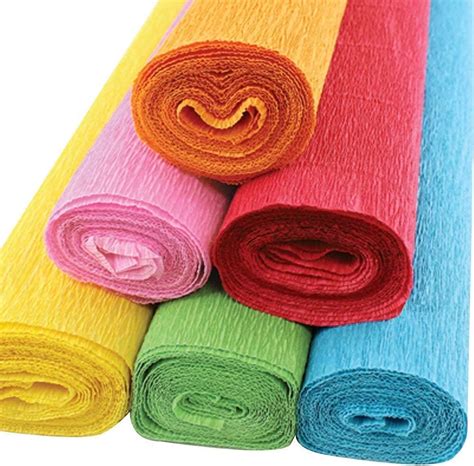 3A Featuretail 8ft Length 20in Width Crepe Paper Roll Wrinkled Paper