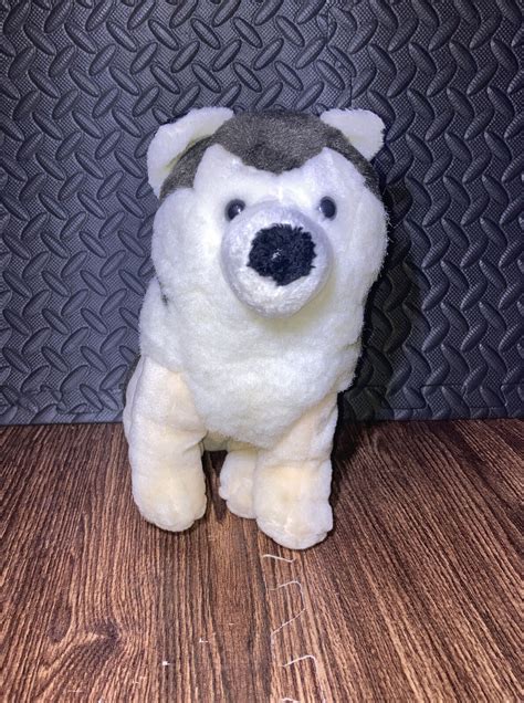 Alaskan Malamute Husky Dog 12 Inch Stuffed Animal Plush Toys Doll Kids