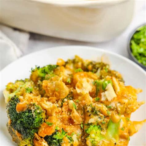 Baked Broccoli And Cheese Casserole With Ritz Crackers The