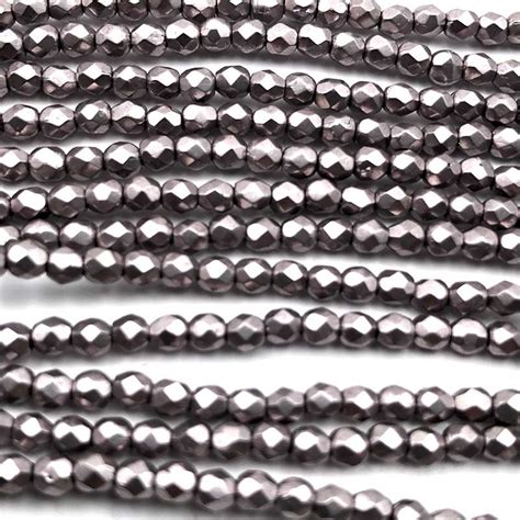 Beads Online Australia Czech Faceted Round Firepolished Glass Beads 3mm 50 Colortrends