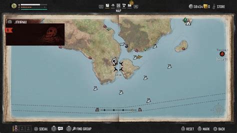 SKULL AND BONES Tenina Coast Recent Treasure Map Location Fort