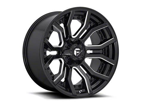 Fuel Wheels Bronco Rage Gloss Black Milled 6 Lug Wheel 20x10 18mm Offset D71120009847 22 23