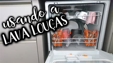 MÁQUINA LAVA LOUÇAS NA PRÁTICA YouTube