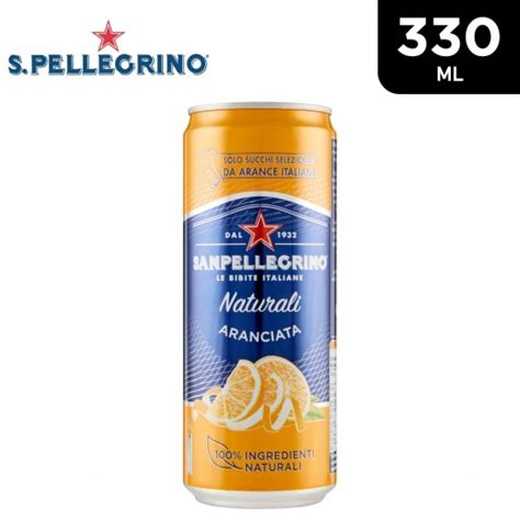 Buy Sanpellegrino Natural Aranciata Orange Drink Can Ml