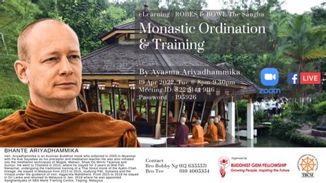 Robes and Bowls - The Sangha: Monks Ordination and Training with Ayasma Ariyadhammika - Buddhist ...