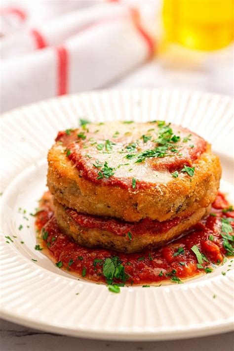 Baked Eggplant Parmesan Gluten Free Low Carb