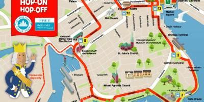 Hop on hop off Amsterdam route map - Hop on hop off bus Amsterdam route ...