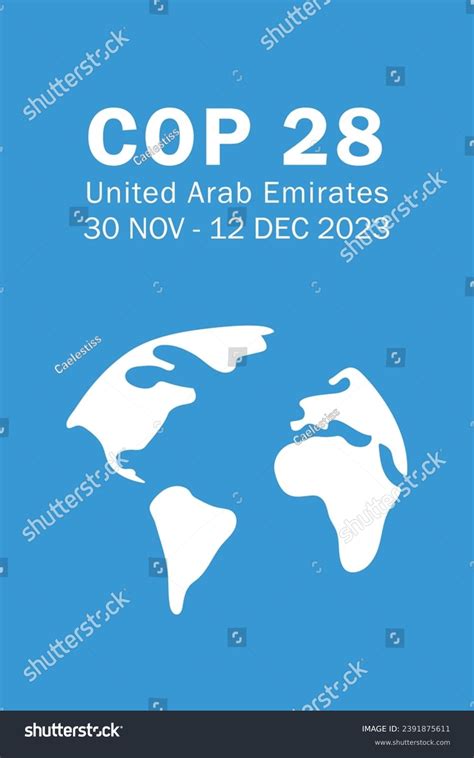 Climate Change Conference 2023 Cop 28 Stock Vector (Royalty Free) 2391875611 | Shutterstock