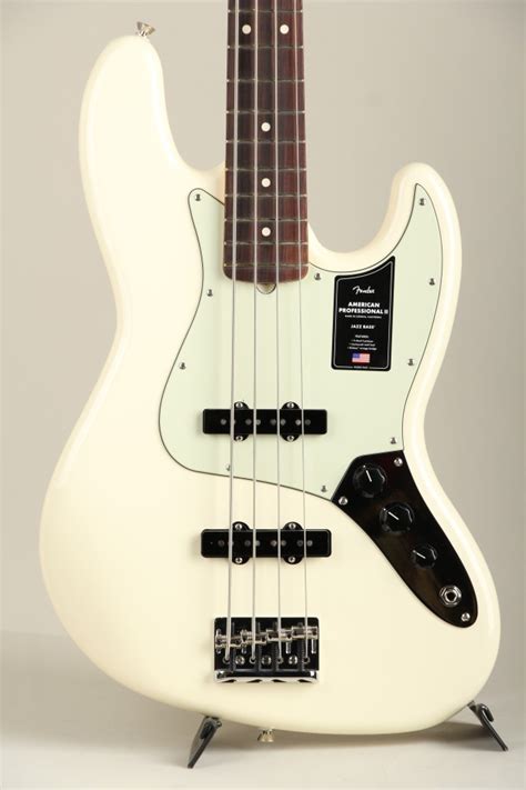 FENDER American Professional II Jazz Bass RW Olympic White MOD 商品詳細