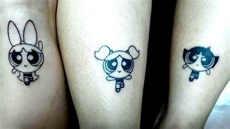 Powerpuff Girls Tattoo Outline