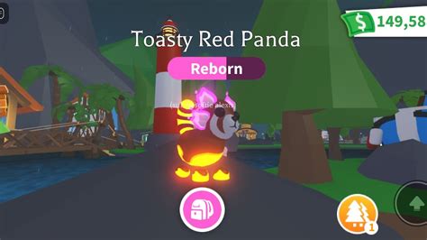 I Made A Neon Toasty Red Panda In Adopt Me YouTube