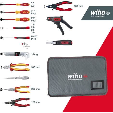 Wiha Werkzeug Set Service Techniker 30 Tlg Inkl Tasche I Werkzeugsatz