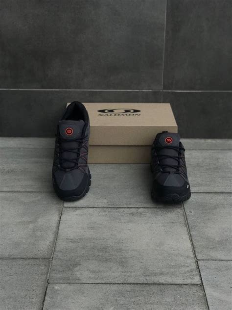 Salomon Кроссовки мужские Осенние кожаные серые кросовки Саломон: 1 299 ...