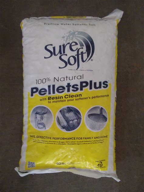 Suresoft 40 Lb Water Softener Salt Pellets In The Water 47 Off