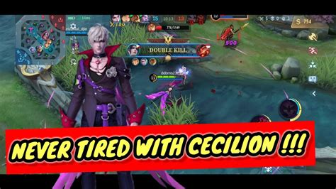 NEVER TIRED WITH CECILION SOLO RANKED CECILION GAMEPLAY YouTube