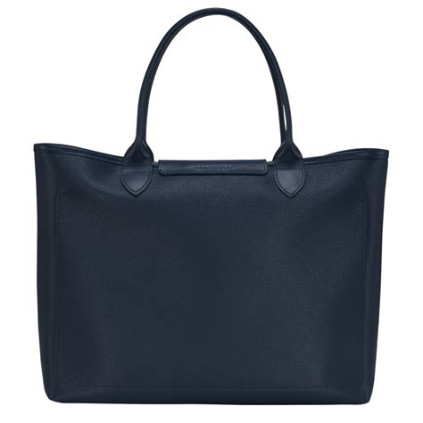 Le Pliage City L Tote Bag Navy Canvas Longchamp Us