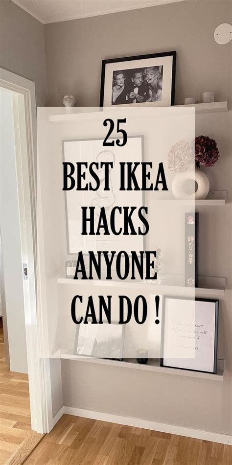 25 Best IKEA Hacks Anyone Can Do Ikea Hack Ikea Furniture Hacks