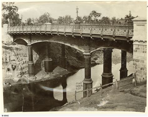 Albert Bridge Across The River Torrens Photograph State Library Of