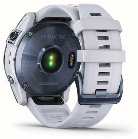 Garmin Fenix 7X Sapphire Solar Mineral Blue DLC Titanium Whitestone