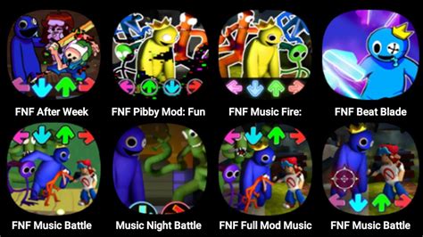 Fnf After Week Rainbow Fnf Rainbow Friends Mashup Fnf Pibby Mod Beat