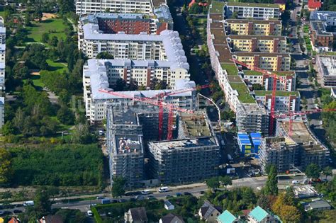 Berlin Aus Der Vogelperspektive Baustelle Zum Neubau Eines Wohnhauses