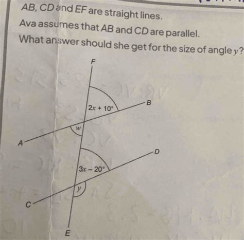 Solved Ab Cd And Ef Are Straight Lines Ava Assumes That Ab And Cd