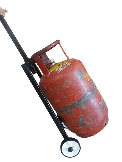 Squarecal Gas Cylinder Trolley With Wheels And Handle LPG Cylinder