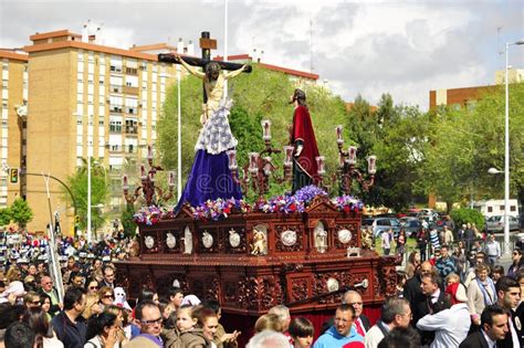 Processioni Religiose In Settimana Santa La Spagna Fotografia