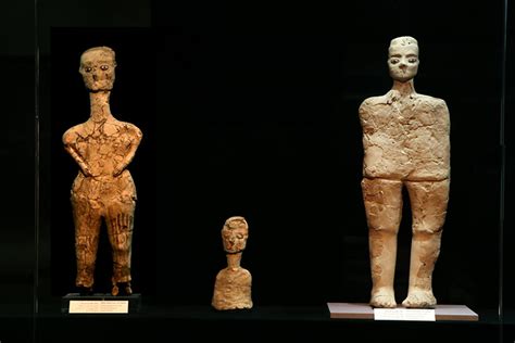 Ain Ghazal statues, Jordan Museum. Art Destination Jordan