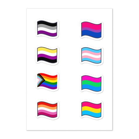 Pride Flag Sticker Sheet On Storenvy