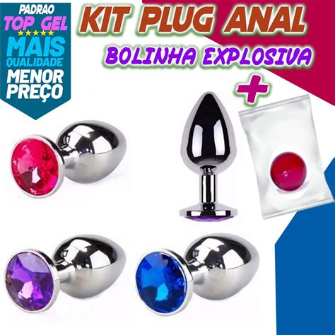 Plug Anal Sexshop Kit C Bolinha X Produtos Er Ticos Para Sexy