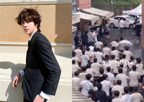 BTS Jin Receives Rapturous Welcome at High School Reunion: ‘Male ...