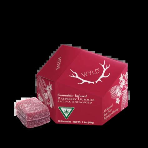 Wyld Raspberry Sativa Enhanced Gummies Buy Wyld Gummies Online