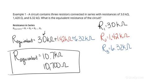 How To Calculate The Equivalent Resistance In A Series Circuit