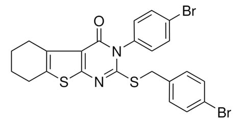 Bromobenzyl Sulfanyl Bromophenyl Tetrahydro