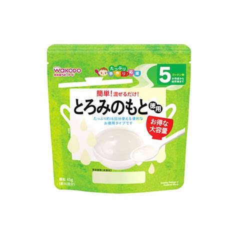 和光堂 たっぷり手作り応援 とろみのもと 徳用 5か月頃から 顆粒 約16回分 45g ベビーフード ※軽減税率対象商品 ツルハグループ