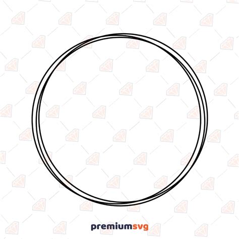 Circle Frame Svg Cut Files Frame Svg Vector Premiumsvg